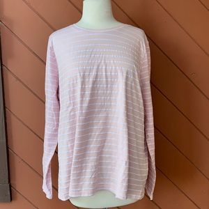 Time and Tru Striped Long Sleeve Shirt